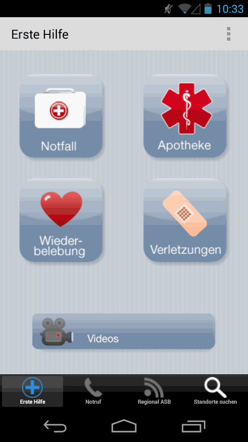 App: ASB Erste Hilfe im Notfall